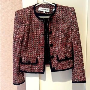 Veronica Beard Red and Dark navy Women's Jacket